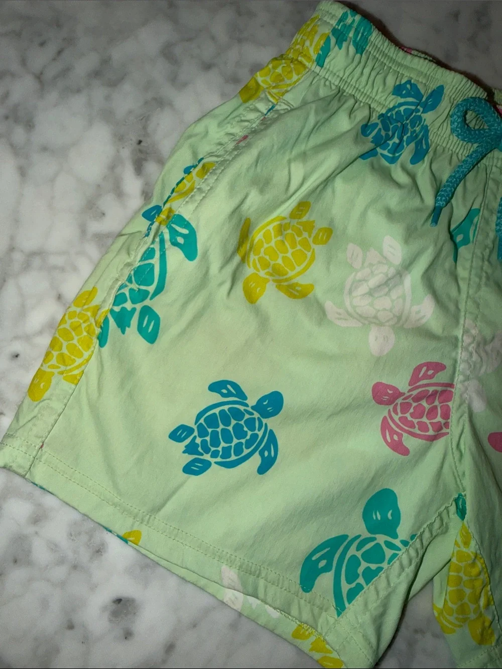 VILEBREQUIN Boys Sea Turtle Print Swim Shorts 8Y